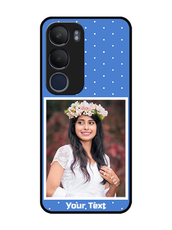 Custom Vivo Y29 5G Custom Glass Phone CasePolka Dots Design