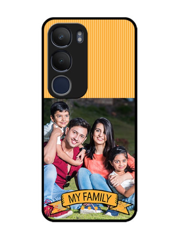 Custom Vivo Y29 5G Custom Glass Phone CaseMy Family Design