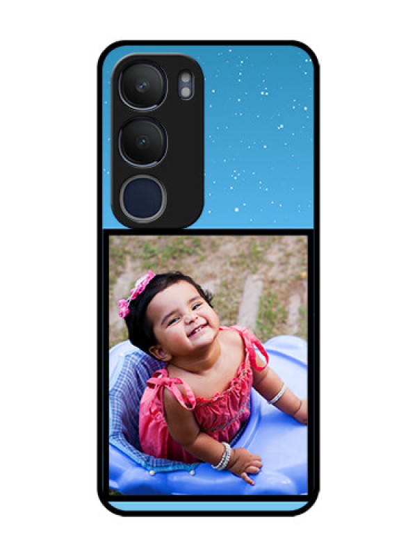 Custom Vivo Y29 5G Custom Glass Phone CaseWave Pattern Colorful Design