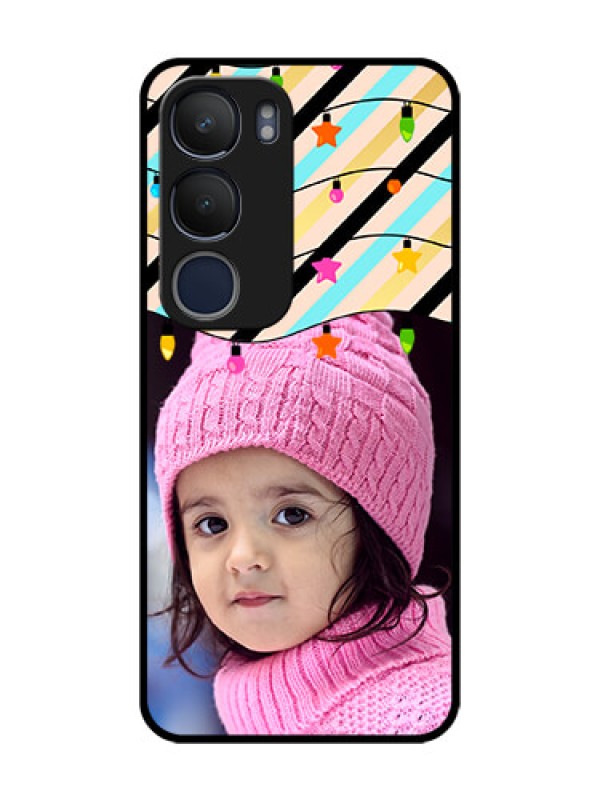 Custom Vivo Y29 5G Custom Glass Phone CaseLights Hanging Design