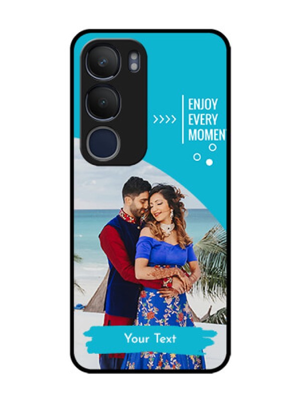 Custom Vivo Y29 5G Custom Glass Phone CaseHappy Moment Design