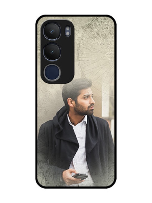 Custom Vivo Y29 5G Custom Glass Phone CaseWith Vintage Design