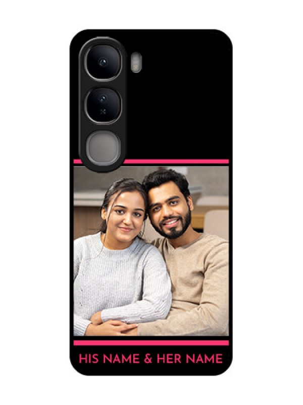 Custom Vivo Y300 5G Custom Glass Phone CaseWith Add Text Design
