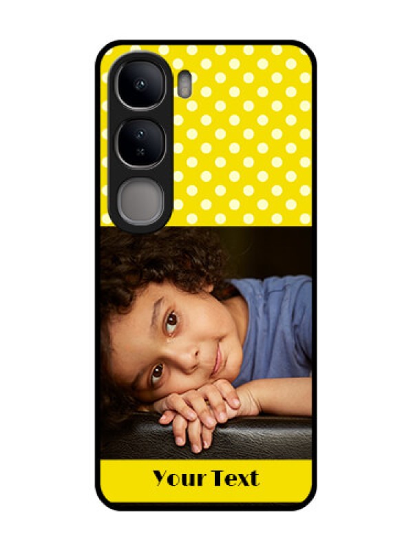Custom Vivo Y300 5G Custom Glass Phone CaseBright Yellow Case Design