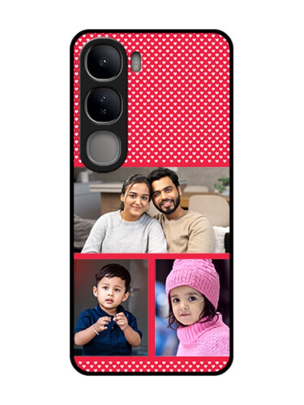 Custom Vivo Y300 5G Custom Glass Phone CaseBulk Photo Upload Design