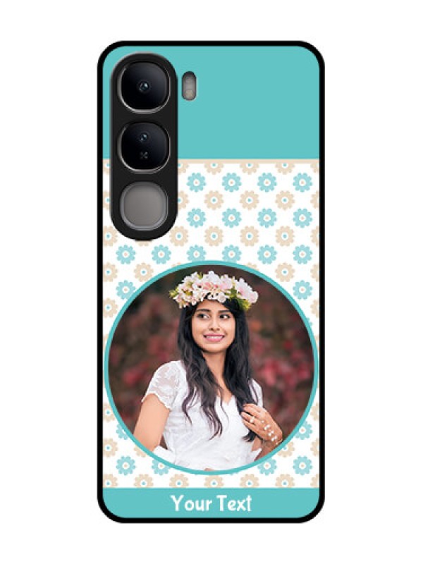 Custom Vivo Y300 5G Custom Glass Phone CaseBeautiful Flowers Design