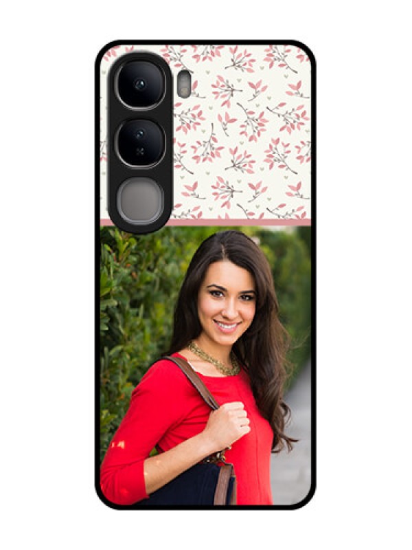 Custom Vivo Y300 5G Custom Glass Phone CaseStunning Floral Design