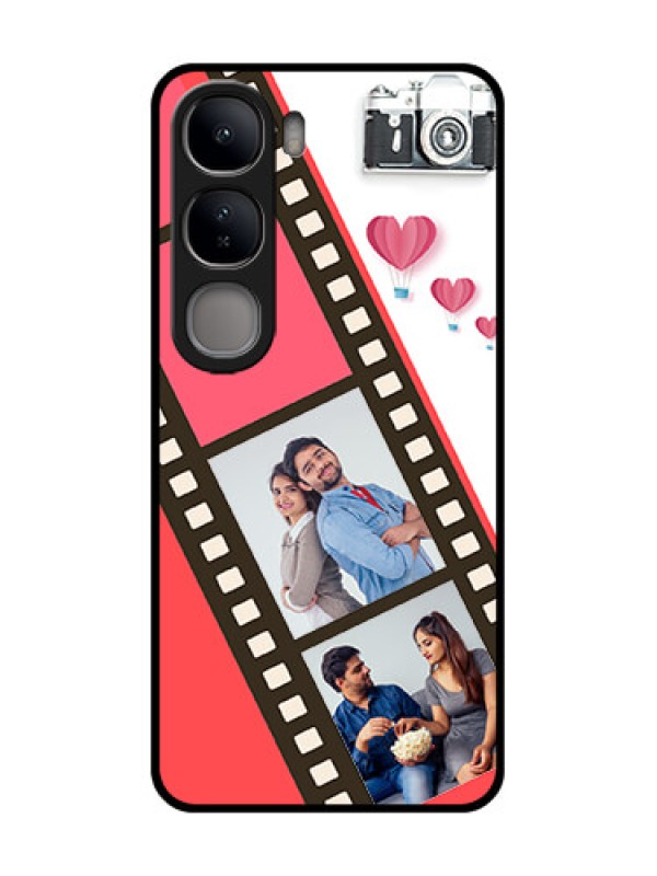 Custom Vivo Y300 5G Custom Glass Phone Case3 Image Holder With Film Reel