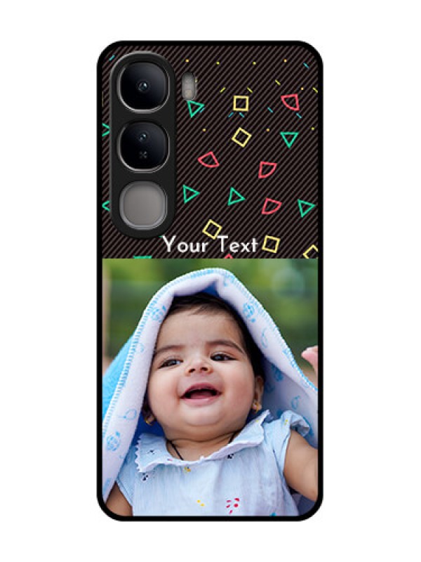 Custom Vivo Y300 5G Custom Glass Phone CaseWith Confetti Birthday Design