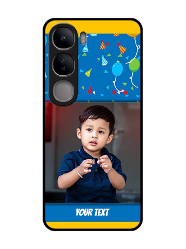 Custom Vivo Y300 5G Custom Glass Phone CaseBirthday Wishes Design