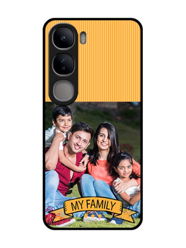Custom Vivo Y300 5G Custom Glass Phone CaseMy Family Design
