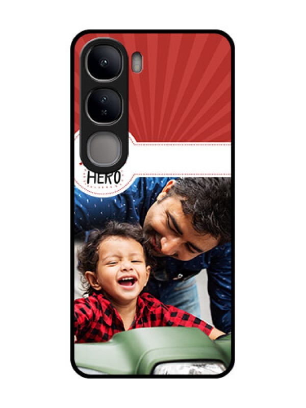 Custom Vivo Y300 5G Custom Glass Phone CaseMy Dad Hero Design