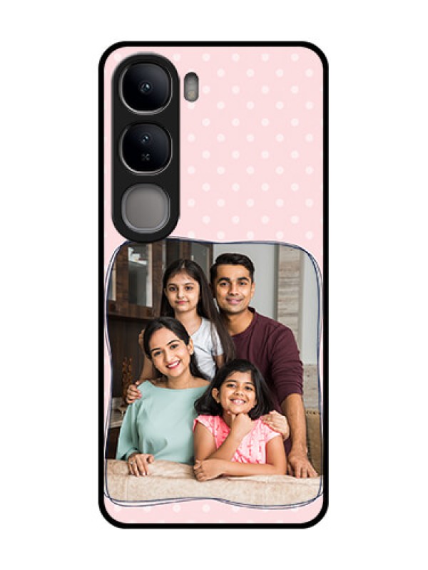 Custom Vivo Y300 5G Custom Glass Phone CaseFamily With Dots Design