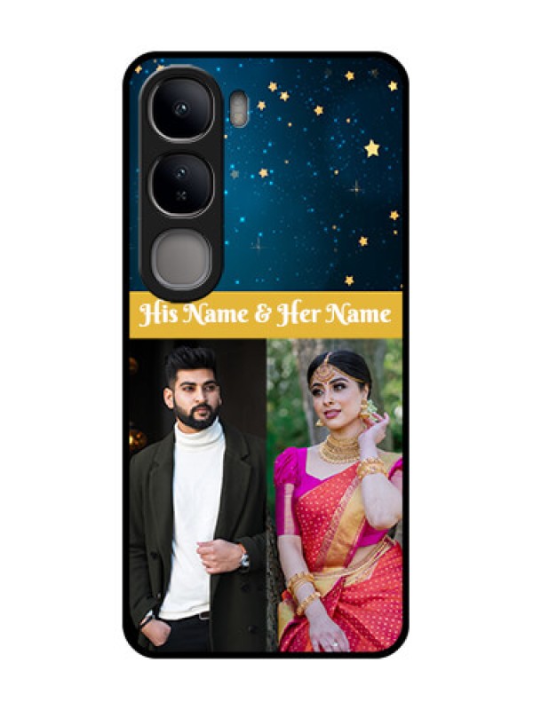 Custom Vivo Y300 5G Custom Glass Phone CaseGalaxy Stars Backdrop Design