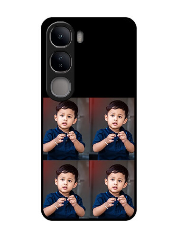 Custom Vivo Y300 5G Custom Glass Phone Case4 Image Holder Design
