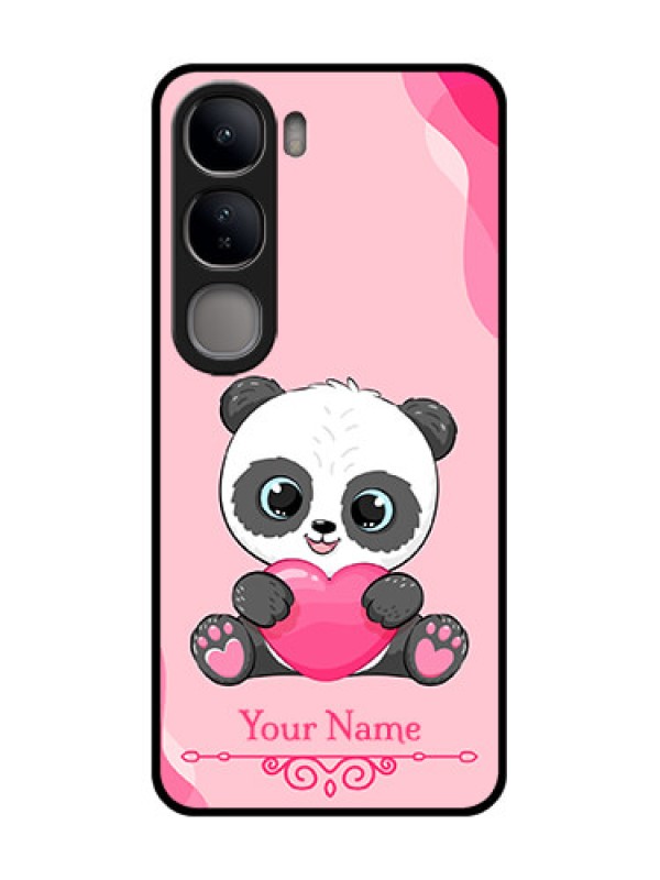 Custom Vivo Y300 5G Custom Glass Phone CaseCute Panda Design