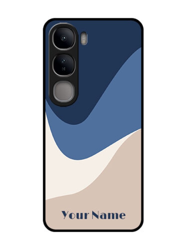 Custom Vivo Y300 5G Custom Glass Phone CaseAbstract Drip Art Design