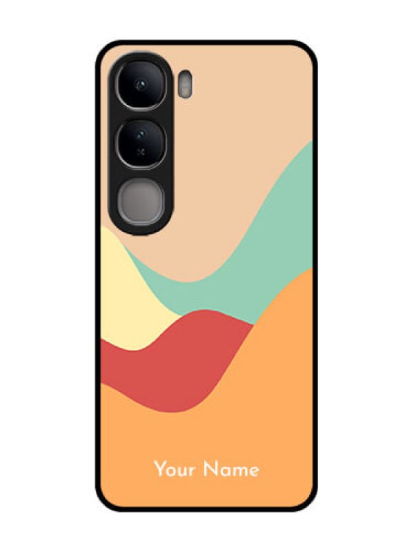 Custom Vivo Y300 5G Custom Glass Phone CaseOcean Waves Multi - Colour Design