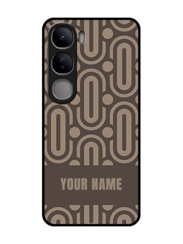 Custom Vivo Y300 5G Custom Glass Phone CaseCaptivating Zero Pattern Design