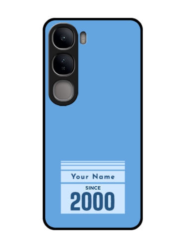 Custom Vivo Y300 5G Custom Glass Phone CaseCustom Year Of Birth Design