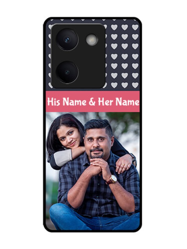 Custom Vivo Y300 Plus 5G Custom Glass Phone Case - Love Symbols Design
