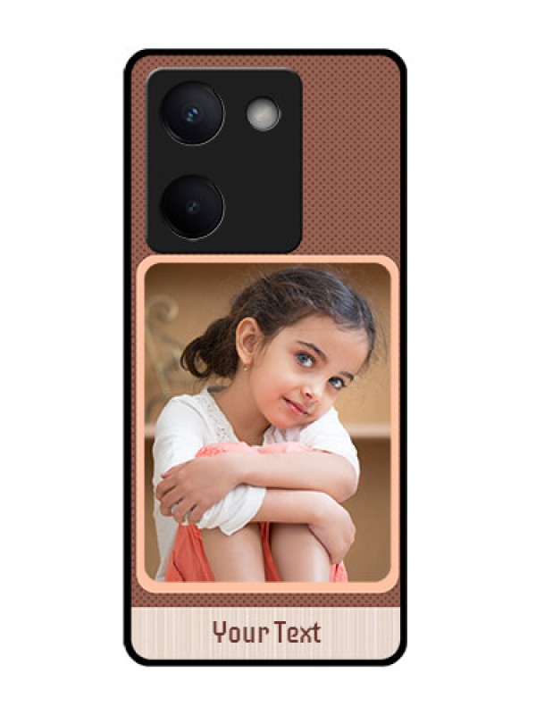 Custom Vivo Y300 Plus 5G Custom Glass Phone Case - Simple Pic Upload Design