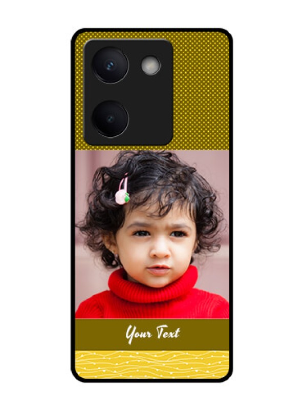 Custom Vivo Y300 Plus 5G Custom Glass Phone Case - Simple Green Color Design