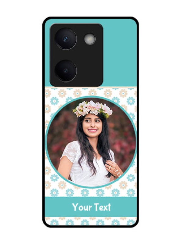 Custom Vivo Y300 Plus 5G Custom Glass Phone Case - Beautiful Flowers Design