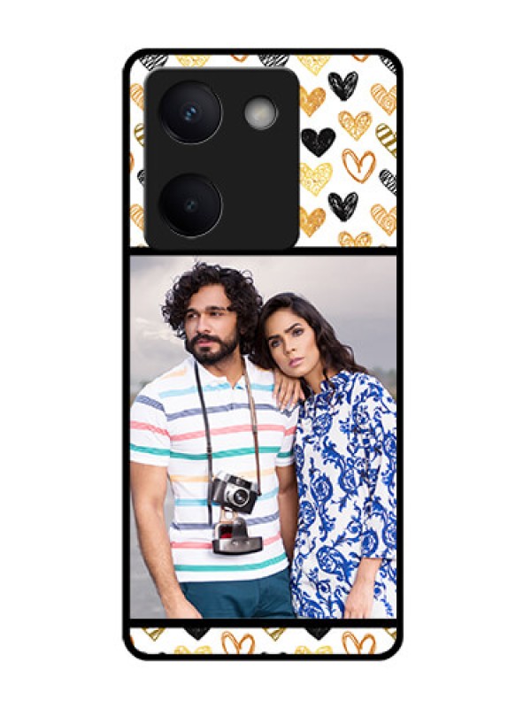 Custom Vivo Y300 Plus 5G Custom Glass Phone Case - Love Symbol Design