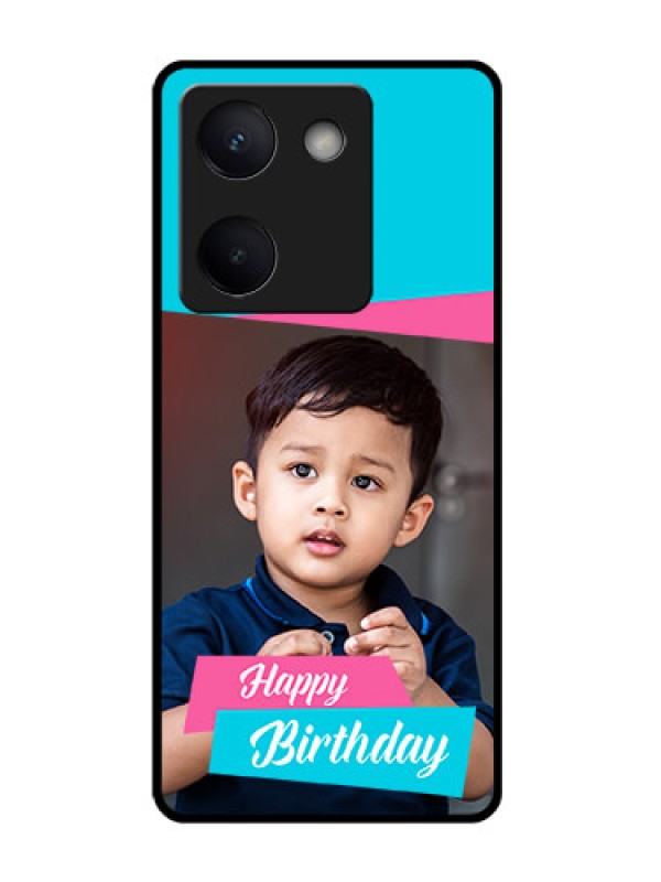 Custom Vivo Y300 Plus 5G Custom Glass Phone Case - Image Holder With 2 Color Design