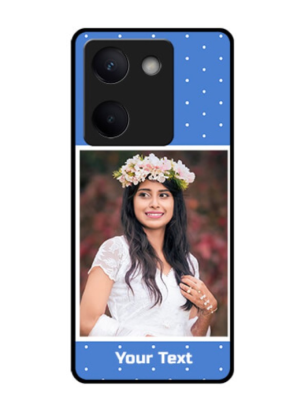 Custom Vivo Y300 Plus 5G Custom Glass Phone Case - Polka Dots Design