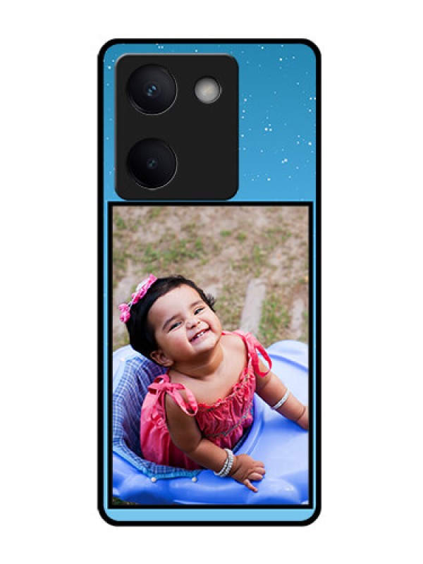 Custom Vivo Y300 Plus 5G Custom Glass Phone Case - Wave Pattern Colorful Design