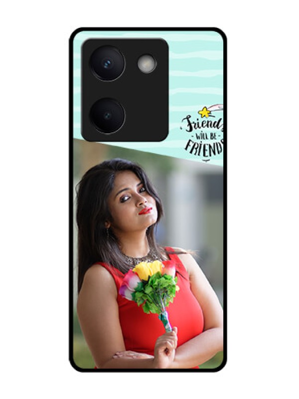 Custom Vivo Y300 Plus 5G Custom Glass Phone Case - Friends Picture Icon Design