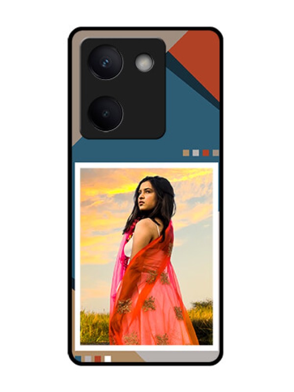Custom Vivo Y300 Plus 5G Custom Glass Phone Case - Retro Color Pallet Design