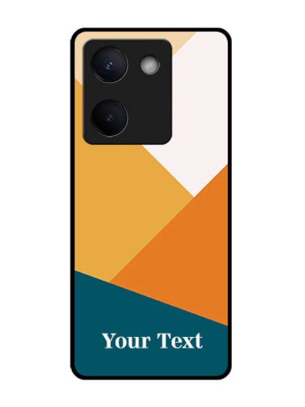 Custom Vivo Y300 Plus 5G Custom Glass Phone Case - Stacked Multi - Colour Design