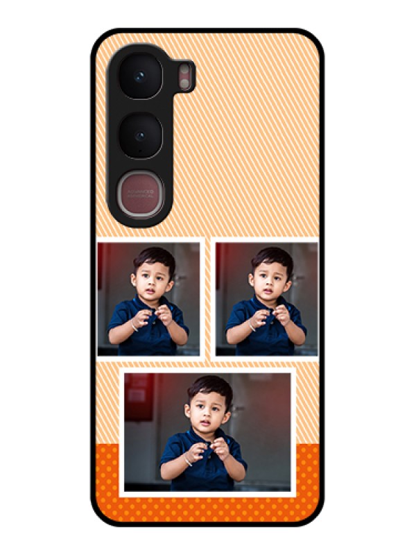 Custom Vivo Y31 5G Custom Glass Phone Case - Bulk Photos Upload Design