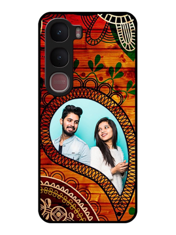 Custom Vivo Y31 5G Custom Glass Phone Case - Abstract Colorful Design