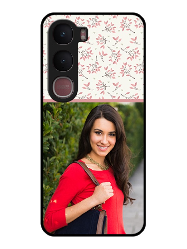 Custom Vivo Y31 5G Custom Glass Phone Case - Stunning Floral Design