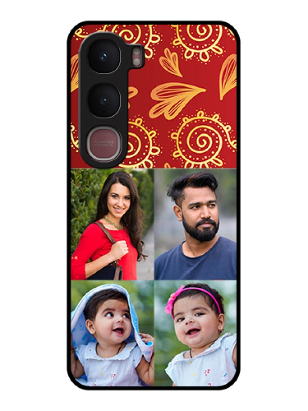 Custom Vivo Y31 5G Custom Glass Phone Case - 4 Image Traditional Design