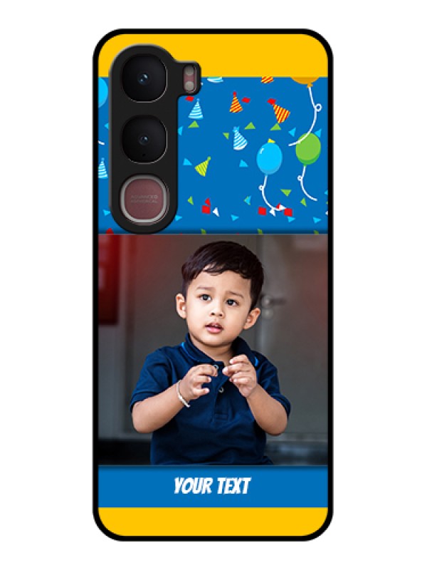 Custom Vivo Y31 5G Custom Glass Phone Case - Birthday Wishes Design