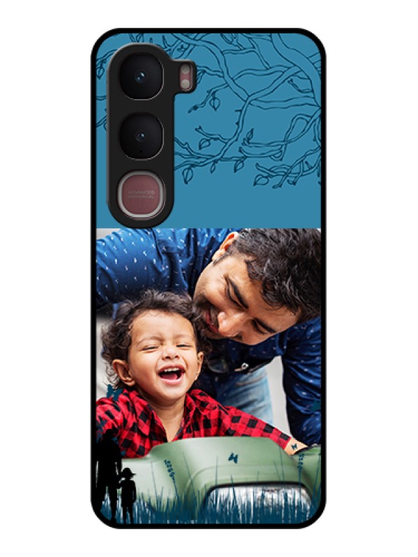 Custom Vivo Y31 5G Custom Glass Phone Case - Best Dad Design