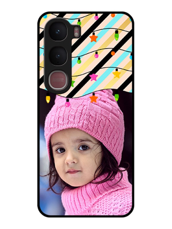 Custom Vivo Y31 5G Custom Glass Phone Case - Lights Hanging Design