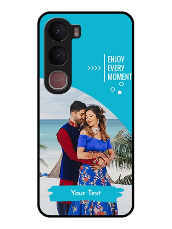 Custom Vivo Y31 5G Custom Glass Phone Case - Happy Moment Design