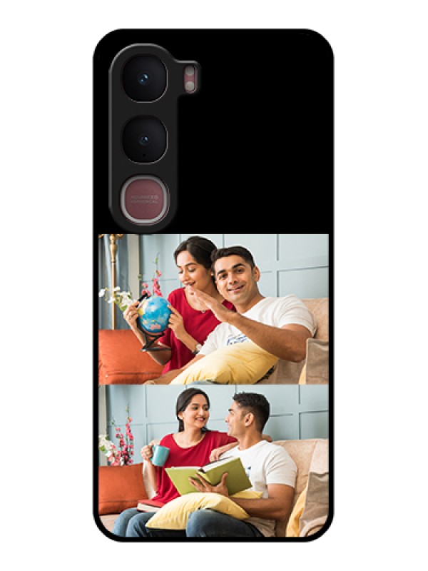 Custom Vivo Y31 5G Custom Glass Phone Case - 2 Images Design