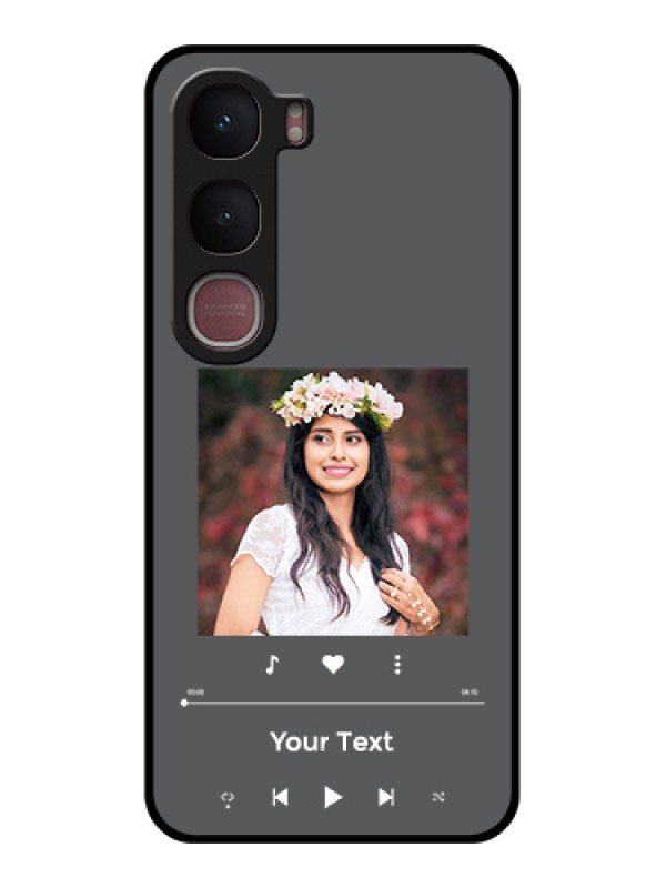 Custom Vivo Y31 5G Custom Glass Phone Case - Play The Music Design