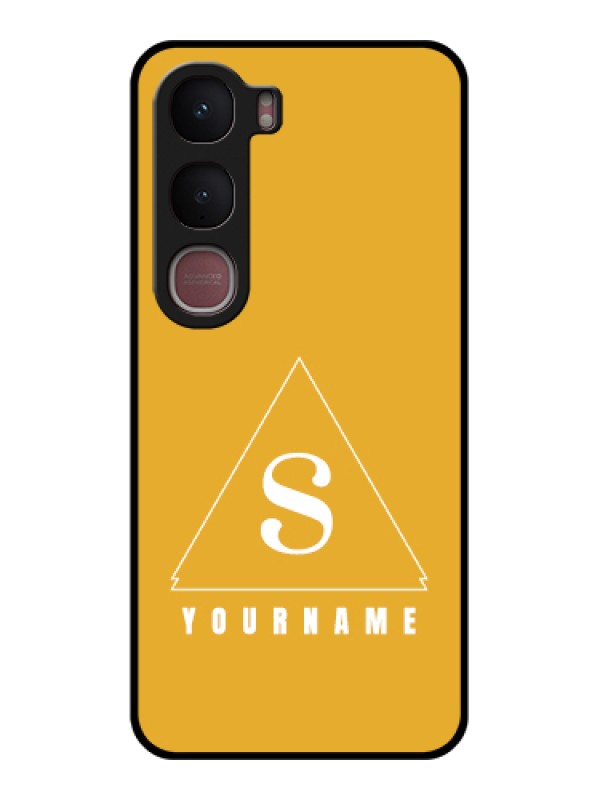 Custom Vivo Y31 5G Custom Glass Phone Case - Simple Triangle Design