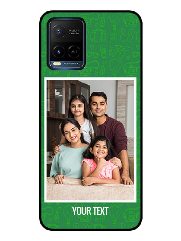 Custom Vivo Y33s Personalized Glass Phone Case - Picture Upload Design
