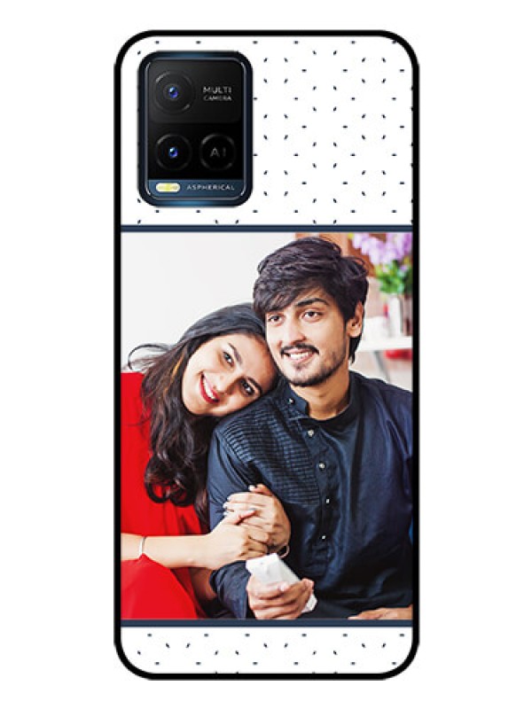 Custom Vivo Y33T Personalized Glass Phone Case - Premium Dot Design