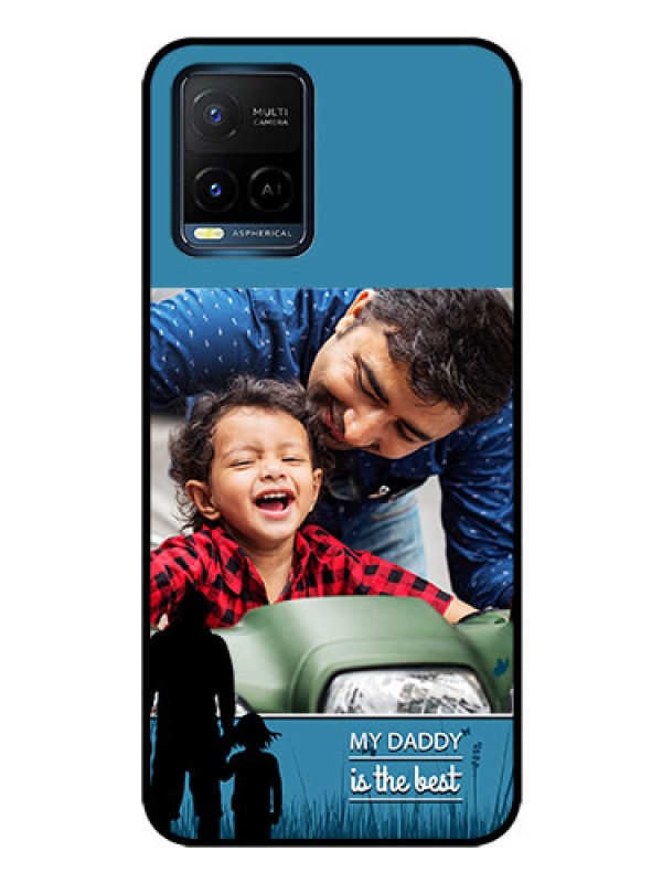 Custom Vivo Y33T Custom Glass Mobile Case - Best dad design