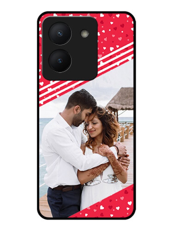 Custom Vivo Y36 Custom Glass Mobile Case - Valentines Gift Design